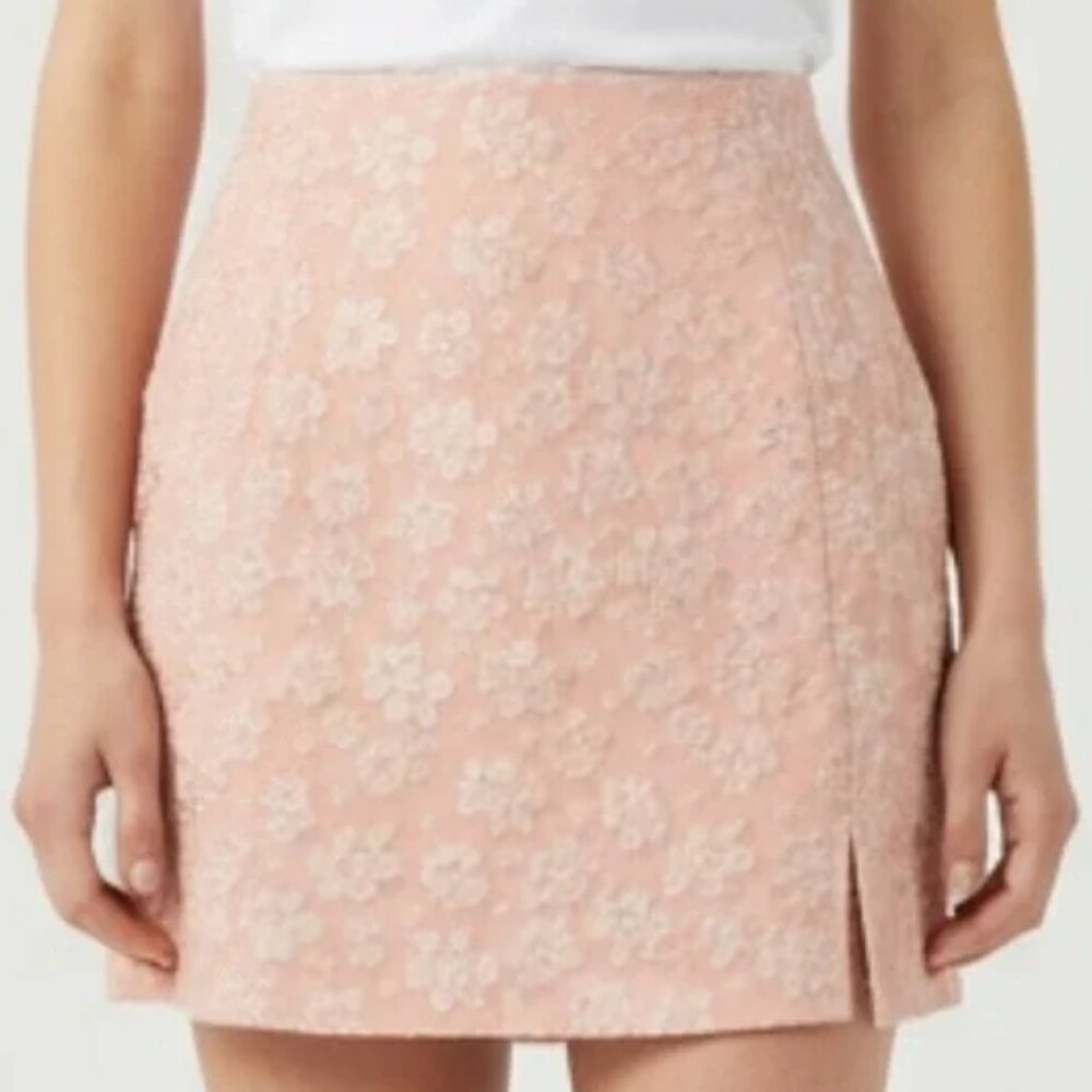 Wild Fable Pink Floral Mini Skirt Size 2